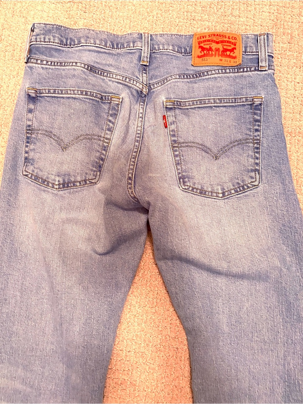 Levi's Light Wash Straight Jeans - Men's - Picture 3 of 5